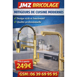 KITCHEN FAUCET PUL OUT GOLR...